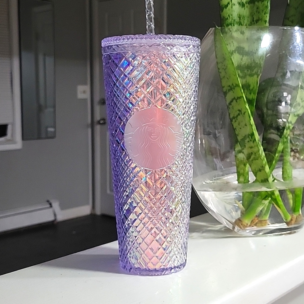 Starbucks tumbler Venti White Unicorn Jeweled 24oz - Picture 1 of 2